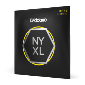 D'Addario NYXL0946 Nickel Wound Electric Guitar Strings, Super Light Top / Regular Bottom, 9-46