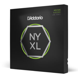 D'Addario NYXL45105 Nickel Wound Bass Guitar Strings, Light Top / Med Bottom, 45-105, Long Scale